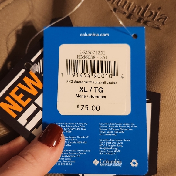 Men's Columbia Jacket - Picture 3 of 3